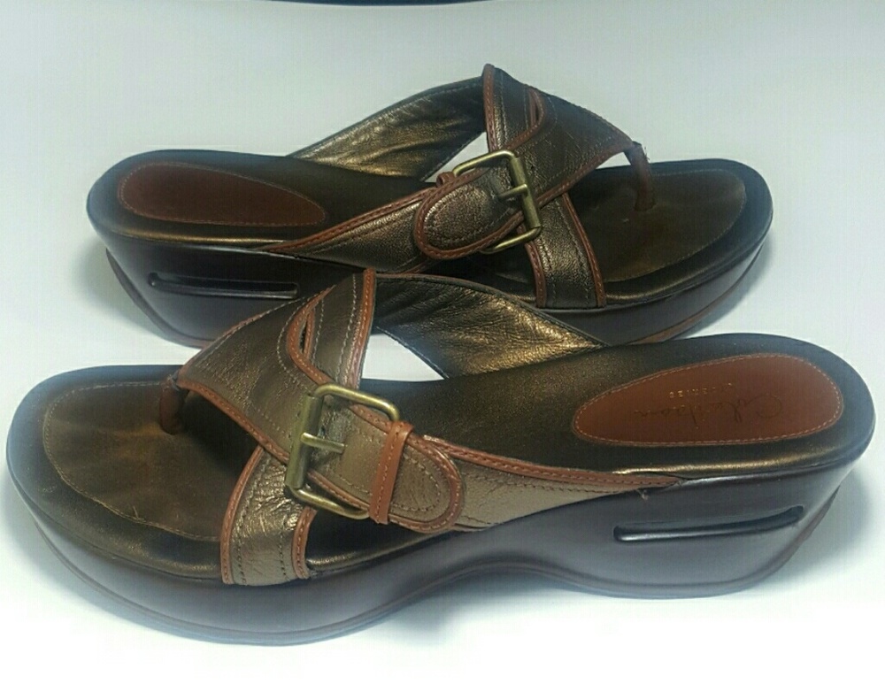 Cole Haan Brown Wedge Sandles